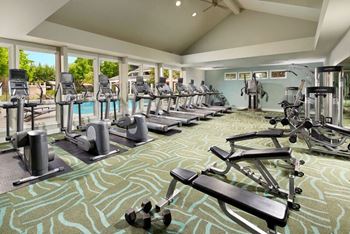 State-of-the-art fitness center with weight training and cardio theatres